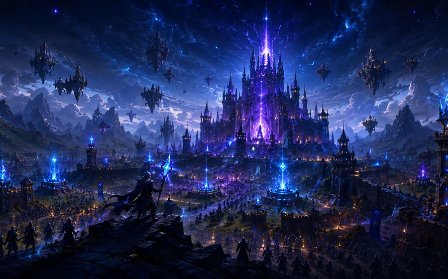 A castle vista from the Xareth universe